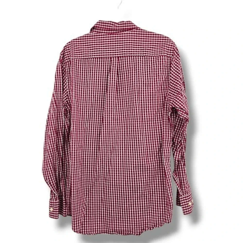 Banana Republic Slim Fit Button Down Shirt Gingham Check Long‎ Sleeve L